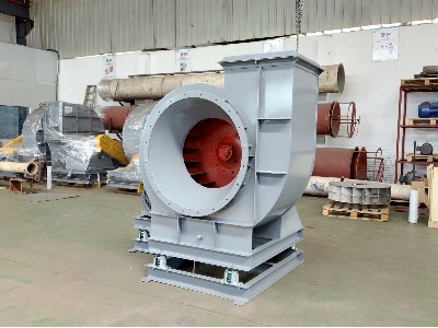 高溫風(fēng)機葉輪葉片磨損